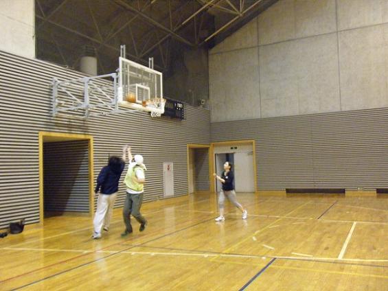 内定者O島さんのシュート! 内定者O島さんのシュート!