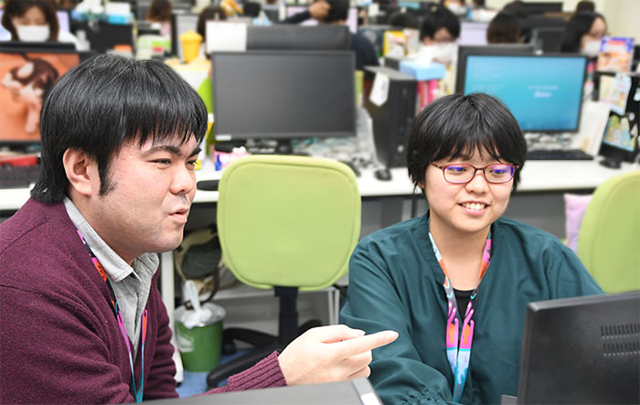 一貴さんとの仕事中